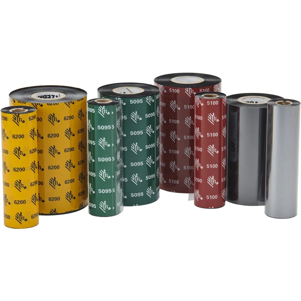 Zebra Wax Ribbon 3.5inx1476ft 5319 Performance 1in core 05319BK08945