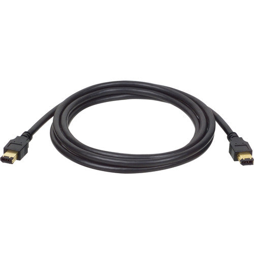 Câble IEEE FireWire Tripp Lite de 15 pieds avec connecteurs plaqués or 6 broches/6 broches M/M 15' F005-015