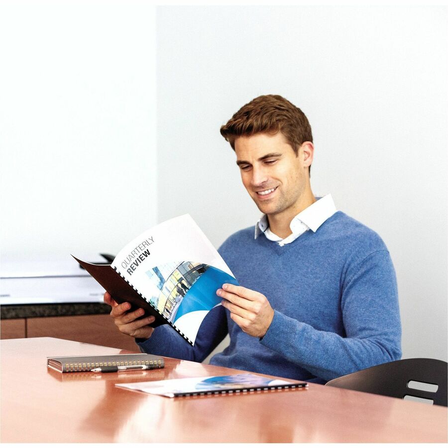 Fellowes Plastic Binding Combs - Black, 5/8" Diameter 52327