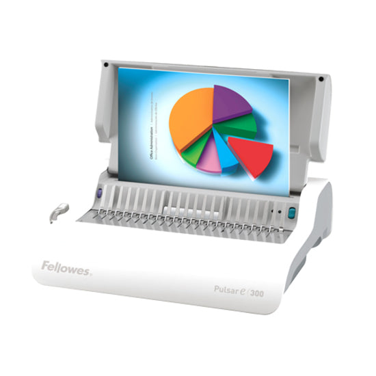 Fellowes Pulsar™ E 300 Electric Comb Binding Machine w/Starter Kit 5216701