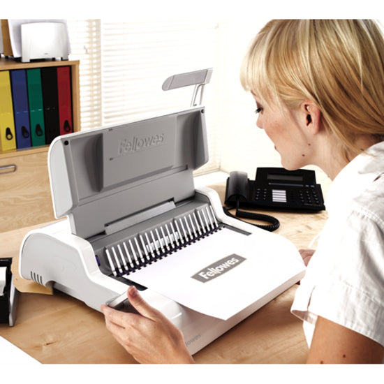 Fellowes Pulsar™ E 300 Electric Comb Binding Machine w/Starter Kit 5216701