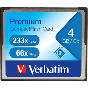 Verbatim 4GB 66X Premium CompactFlash Memory Card 95500