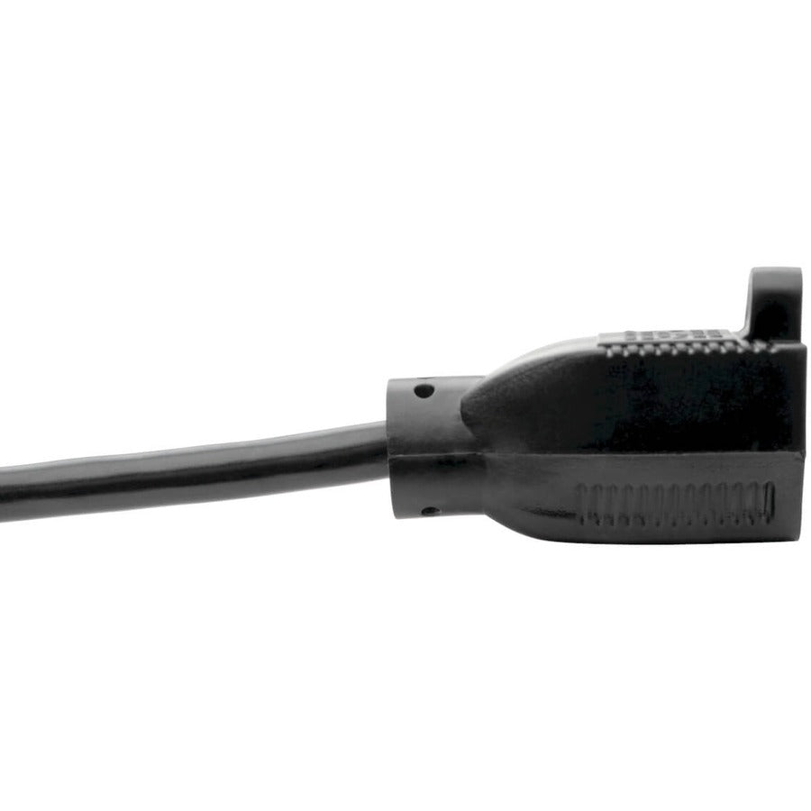 Tripp Lite 1ft Power Cord Extension Cable 5-15P to 5-15R 10A 18AWG 1' P022-001