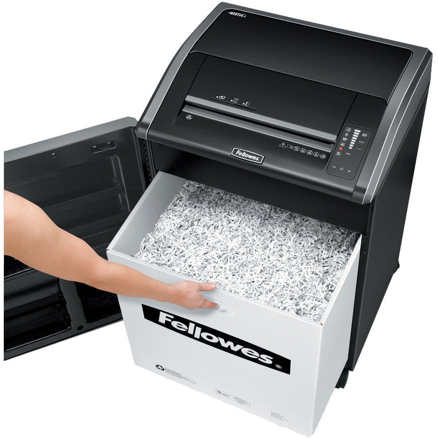 Fellowes Powershred® 485i 100% Jam Proof BAA Compliant Strip-Cut Shredder 38480