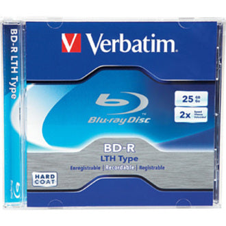 Verbatim Blu-ray LTH Recordable BD-R 2x Disc 96569