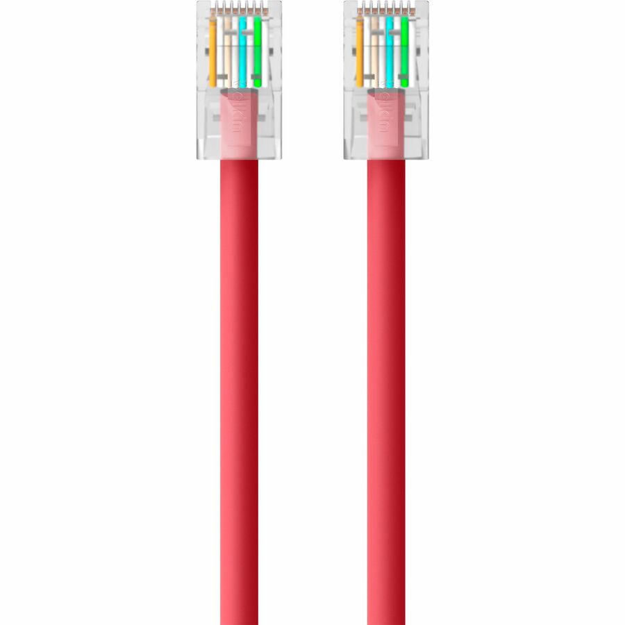 Belkin CAT6 Ethernet Patch Cable, RJ45, M/M A3L980-25-RED