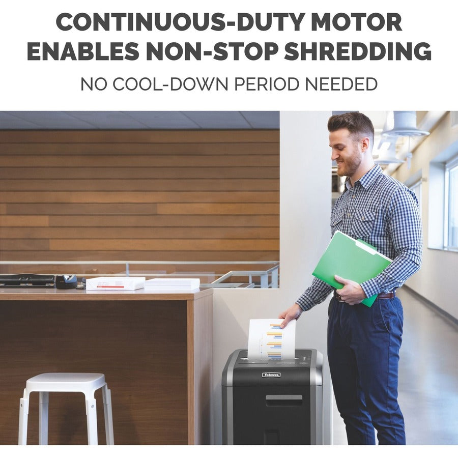 Fellowes Powershred® 225Ci 100% Jam Proof Cross-Cut Shredder 3825001