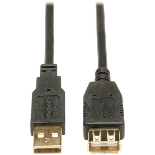 Tripp Lite par Eaton 3 pieds. Câble d'extension USB 2.0 doré (USB AM/F) U024-003