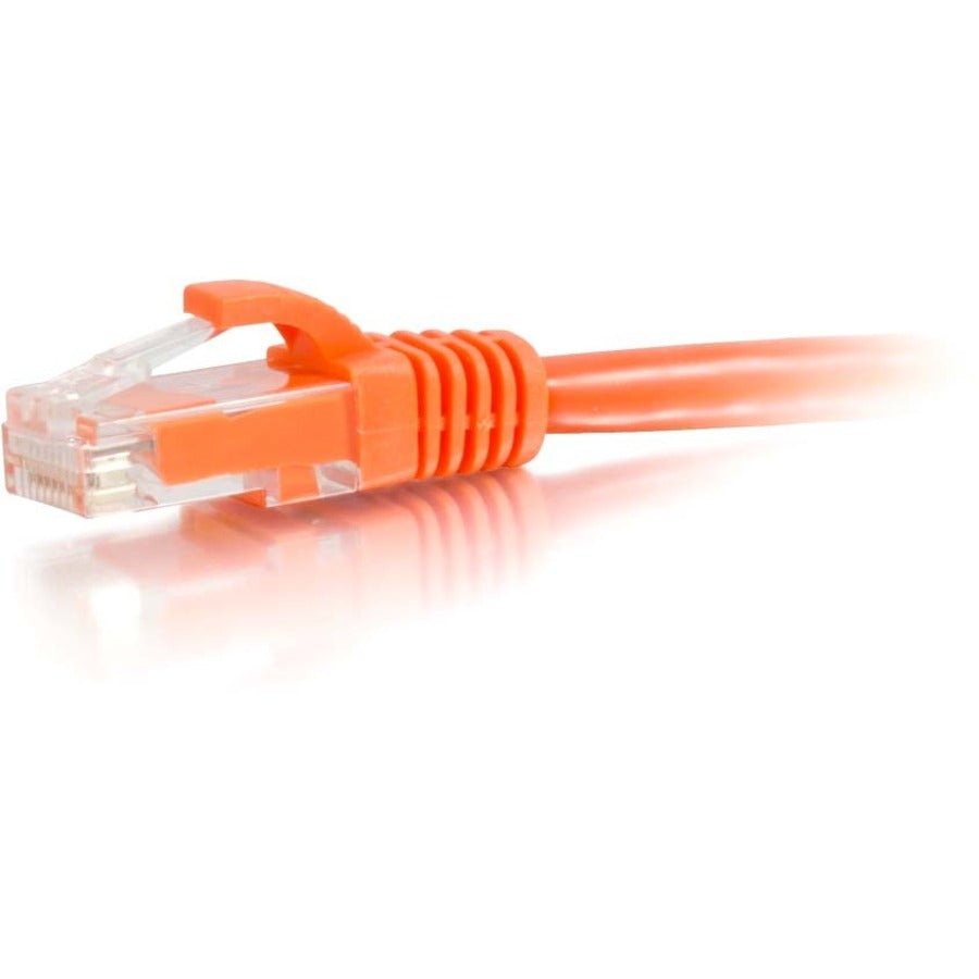 C2G 6in Cat5e Snagless Unshielded (UTP) Network Patch Cable - Orange 00937