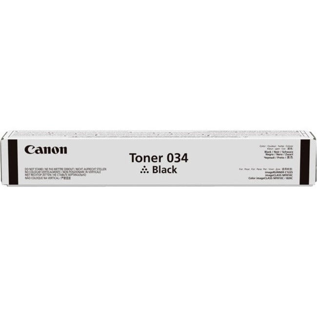 Canon 034 Original Standard Yield Laser Toner Cartridge - Black - 1 Pack 9454B001