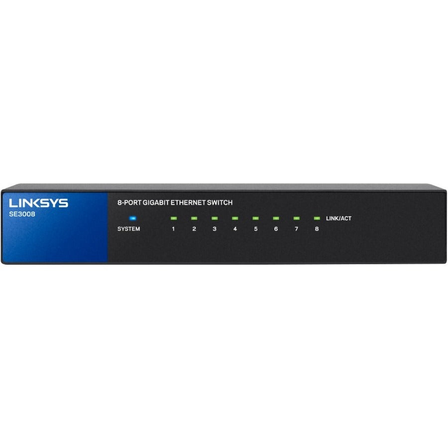 Linksys SE3008 8-Port Gigabit Ethernet Switch SE3008-CA