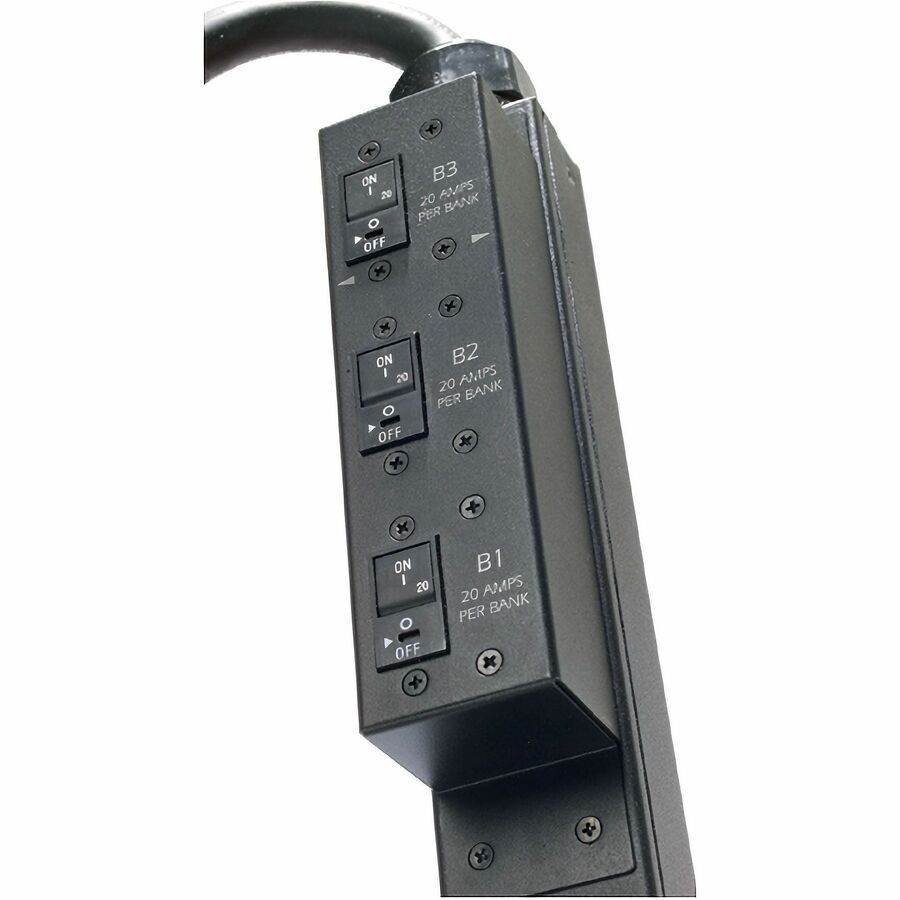 APC by Schneider Electric Rack PDU,Switched,ZeroU,12.5kW,208V,(21)C13&(3)C19;3' Cord AP7968B