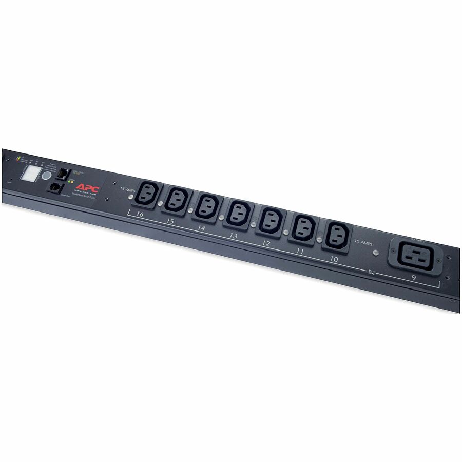 APC by Schneider Electric Rack PDU,Switched,ZeroU,12.5kW,208V,(21)C13&(3)C19;3' Cord AP7968B