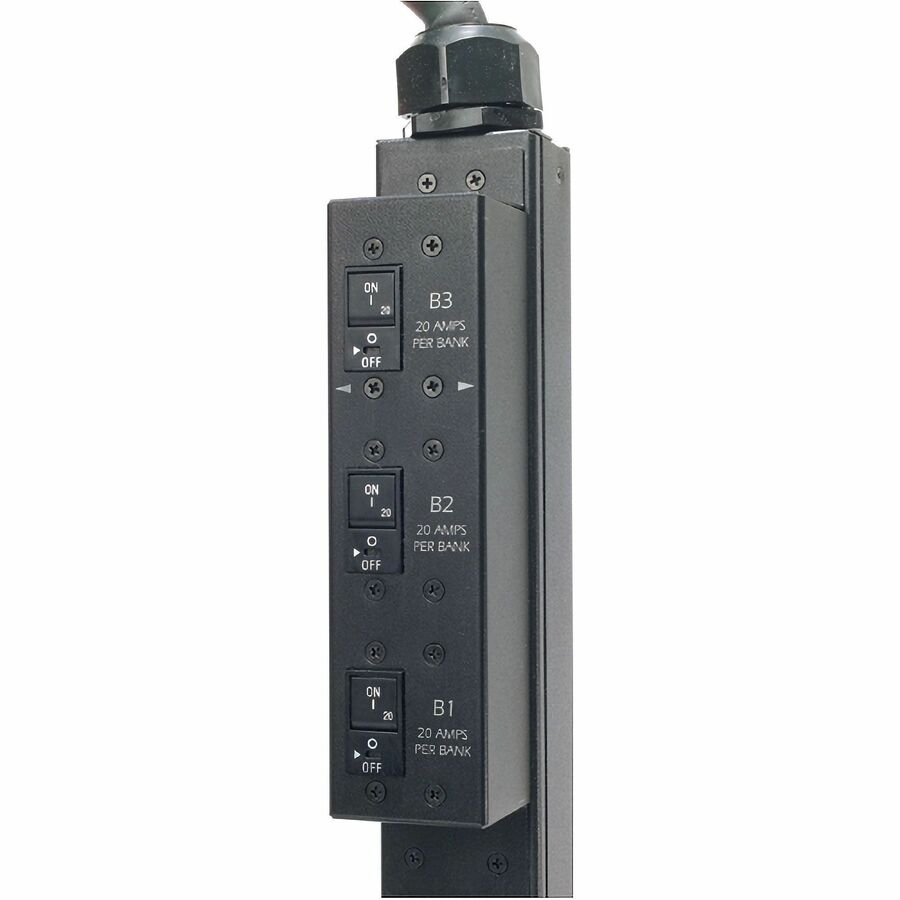 APC by Schneider Electric Rack PDU,Switched,ZeroU,12.5kW,208V,(21)C13&(3)C19;3' Cord AP7968B