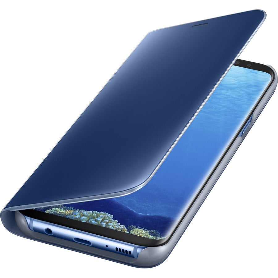Samsung Clear View Carrying Case Smartphone - Blue EF-ZG955CLEGCA