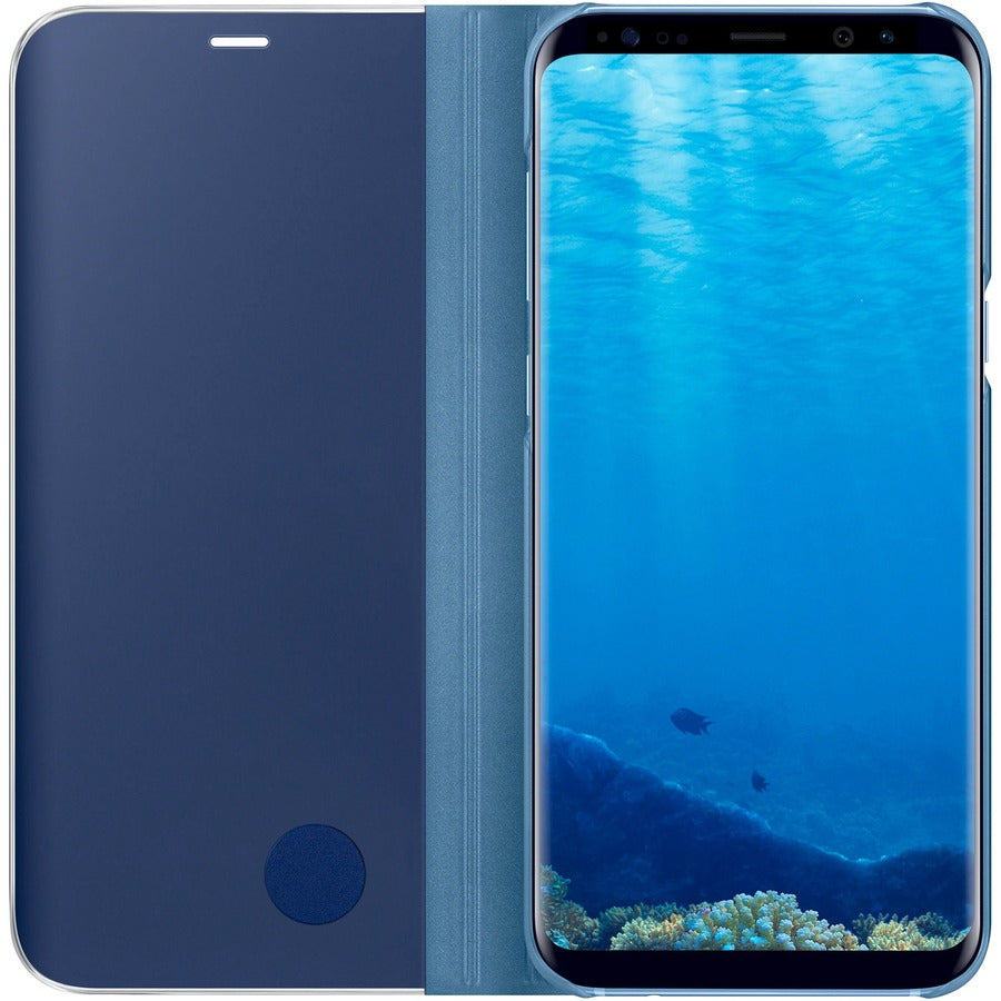 Samsung Clear View Carrying Case Smartphone - Blue EF-ZG955CLEGCA