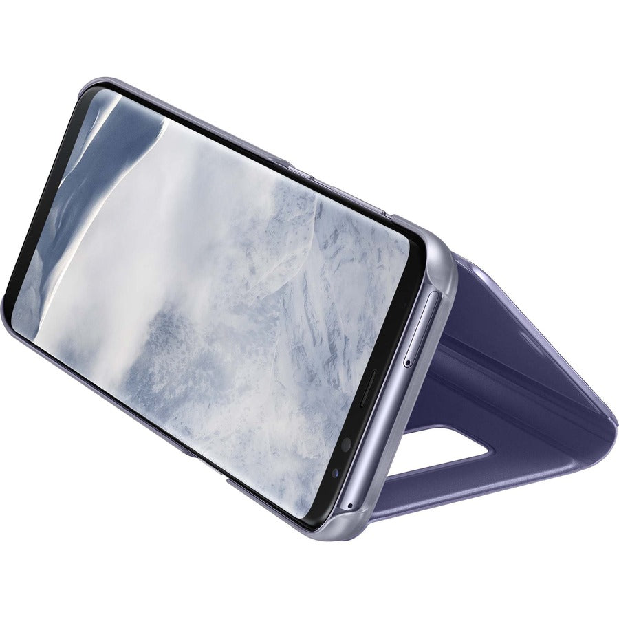 Samsung Clear View Carrying Case Samsung Galaxy S8+ Smartphone - Violet EF-ZG955CVEGCA