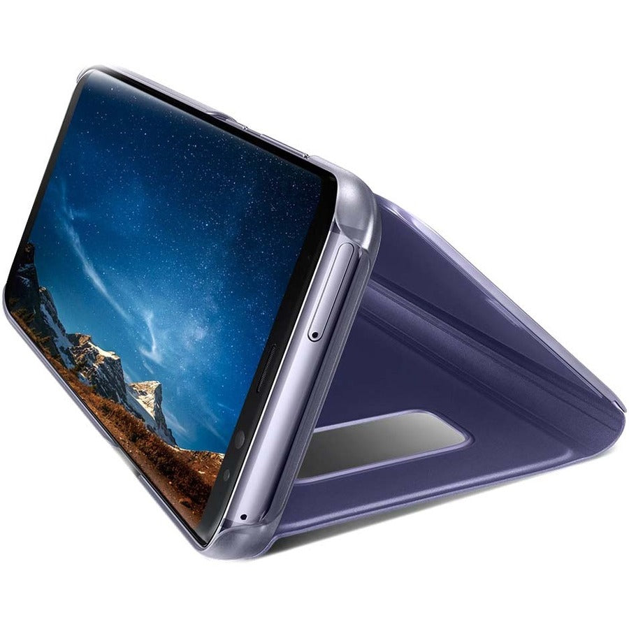 Samsung Clear View Carrying Case Samsung Galaxy S8+ Smartphone - Violet EF-ZG955CVEGCA