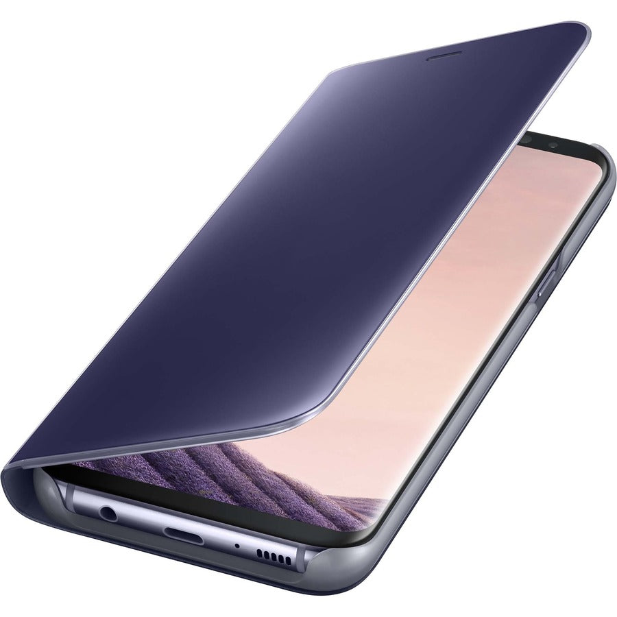 Samsung Clear View Carrying Case Samsung Galaxy S8+ Smartphone - Violet EF-ZG955CVEGCA