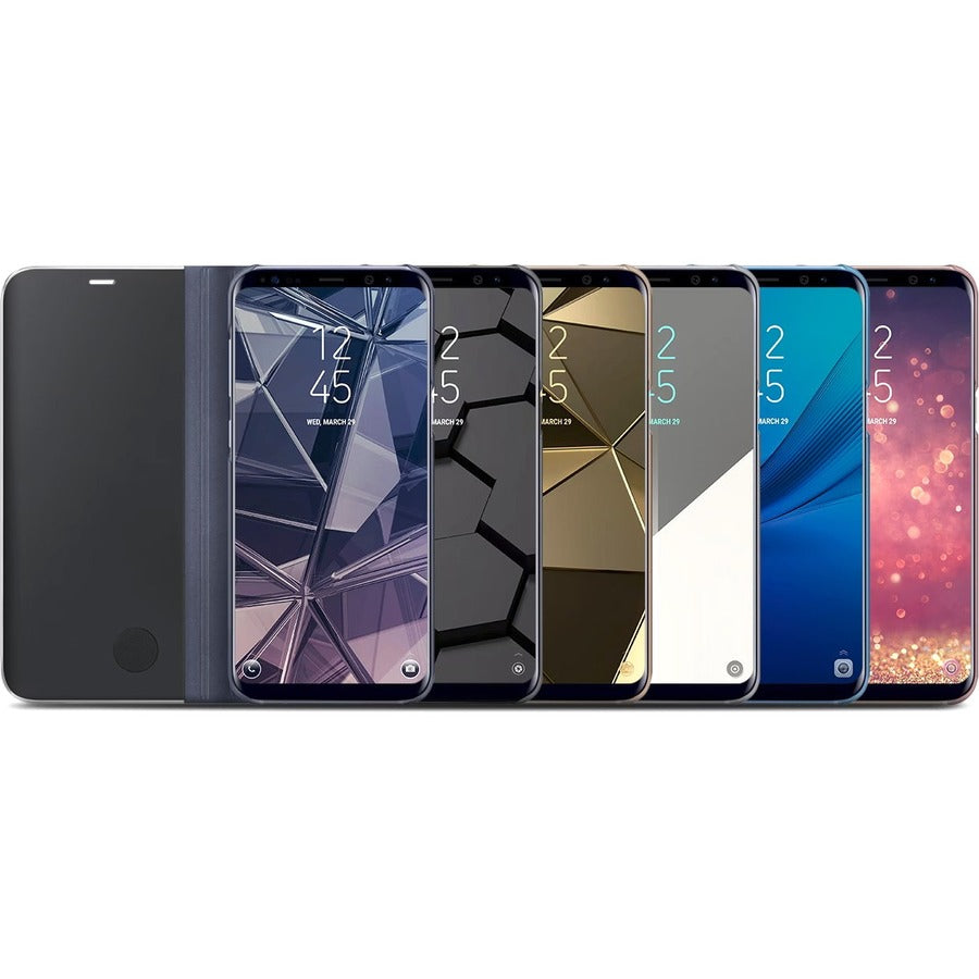 Samsung Clear View Carrying Case Samsung Galaxy S8+ Smartphone - Violet EF-ZG955CVEGCA