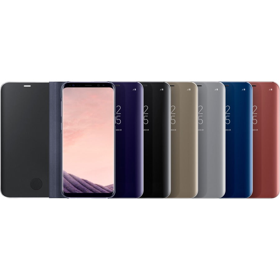 Samsung Clear View Carrying Case Samsung Galaxy S8+ Smartphone - Violet EF-ZG955CVEGCA