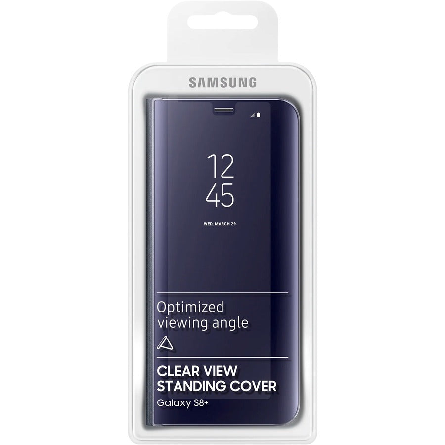 Samsung Clear View Carrying Case Samsung Galaxy S8+ Smartphone - Violet EF-ZG955CVEGCA