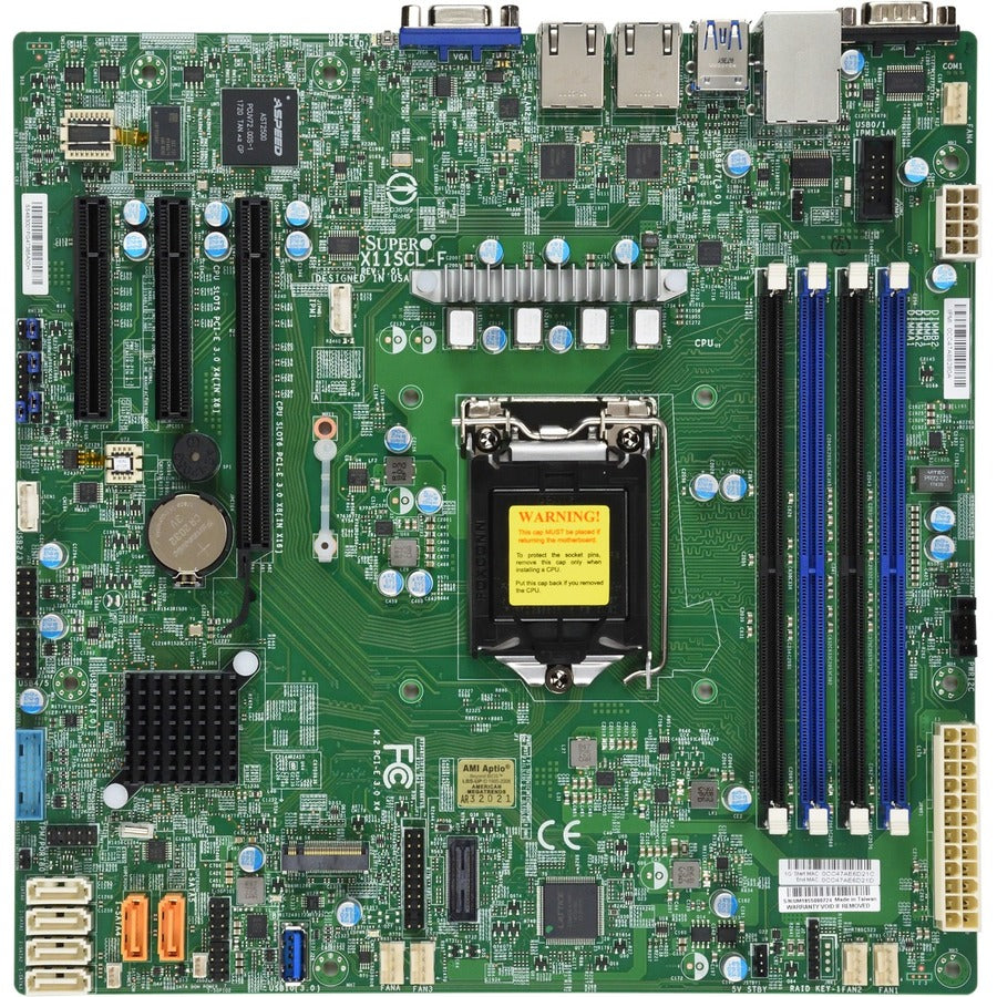 Supermicro X11SCL-F Server Motherboard - Intel C242 Chipset - Socket H4 LGA-1151 - Micro ATX MBD-X11SCL-F-O