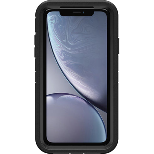 OtterBox Defender Rugged Carrying Case (Holster) Apple iPhone XR Smartphone - Black 77-59801