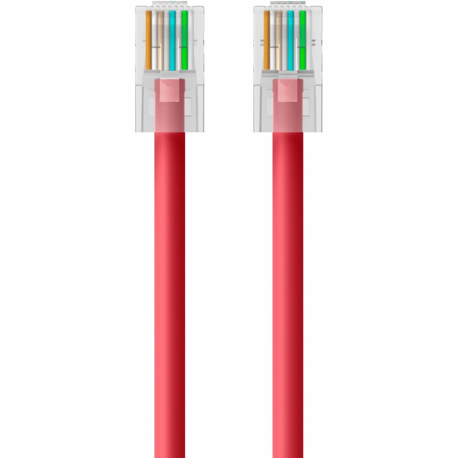 Belkin RJ45 CAT-5e Patch Cable Red 12 A3L791-12-RED