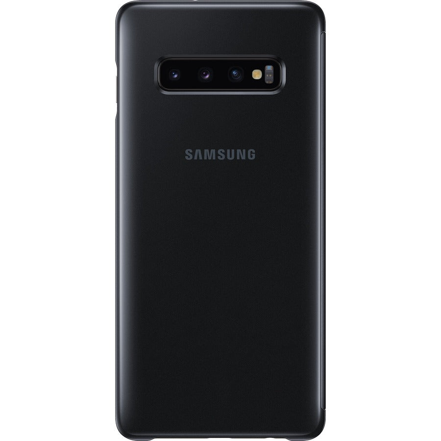 Samsung Clear View Carrying Case Samsung Smartphone - Black EF-ZG975CBEGCA