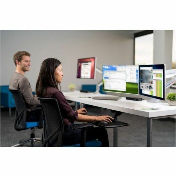 Kensington SmartFit Mounting Arm for Monitor, Flat Panel Display, Curved Screen Display - Landscape/Portrait 55470