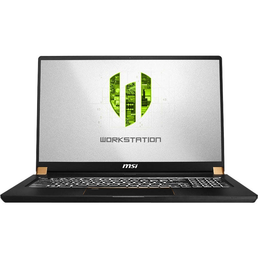 MSI WS75 9TK WS75 9TK-656CA 17.3" Mobile Workstation - Full HD - Intel Core i7 9th Gen i7-9750H - 32 GB - 1 TB SSD - Matte Black with Gold Diamond WS75 9TK-656CA