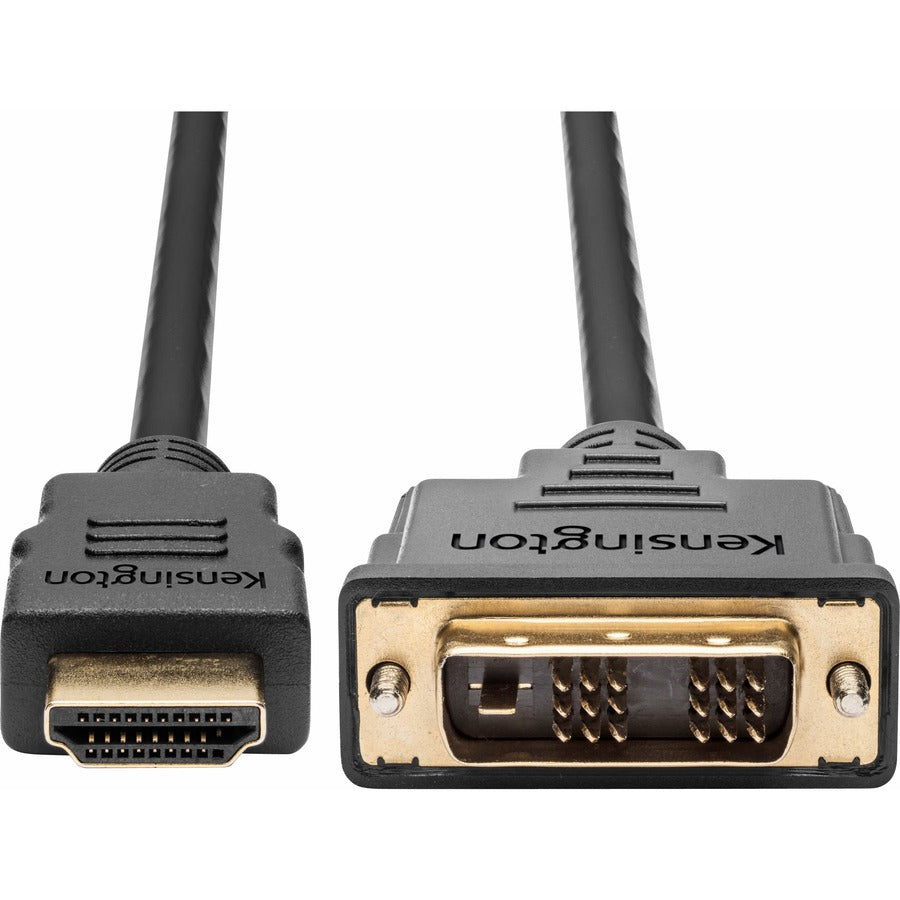 Kensington HDMI (M) to DVI-D (M) Passive Bi-Directional Cable, 6ft K33022WW