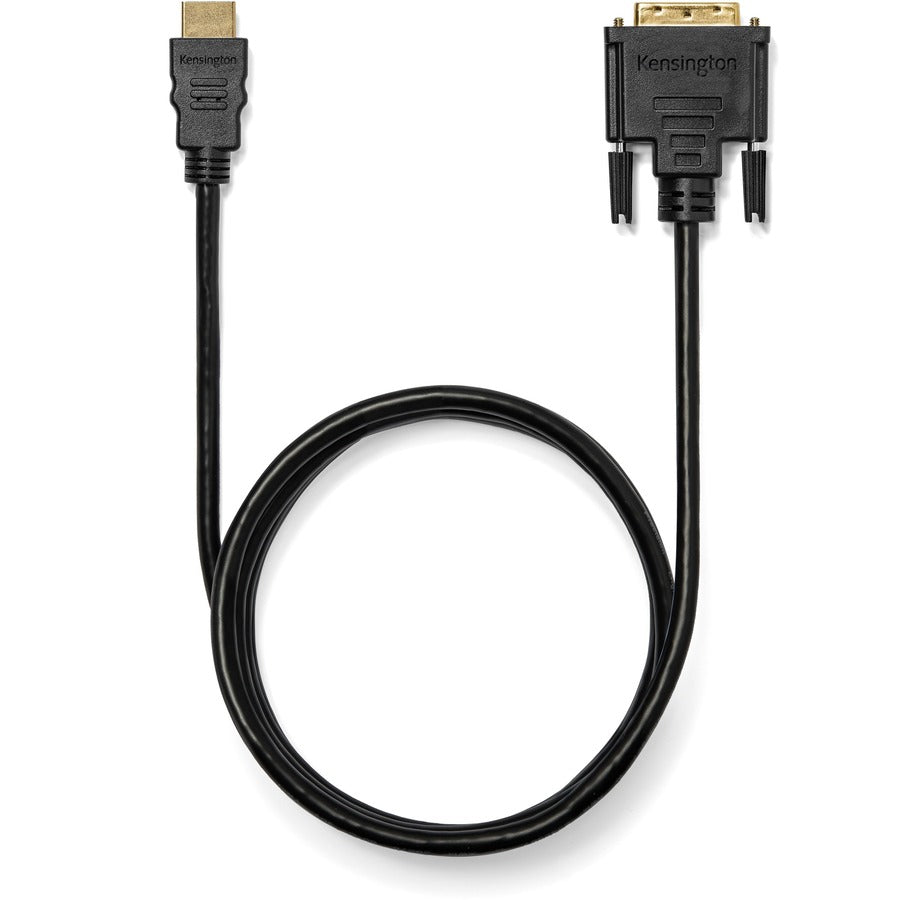 Kensington HDMI (M) to DVI-D (M) Passive Bi-Directional Cable, 6ft K33022WW