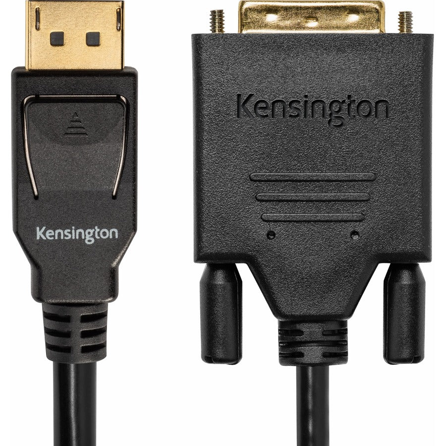 Kensington DisplayPort 1.1 (M) to DVI-D (M) Passive Unidirectional Cable, 6ft K33023WW