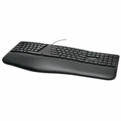 Kensington Pro Fit Ergo Wired Keyboard - Black 75400