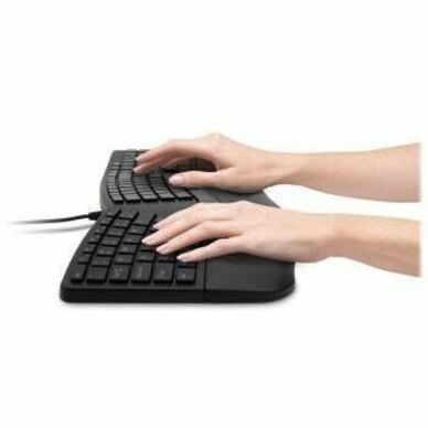 Kensington Pro Fit Ergo Wired Keyboard - Black 75400