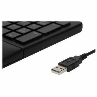 Kensington Pro Fit Ergo Wired Keyboard - Black 75400