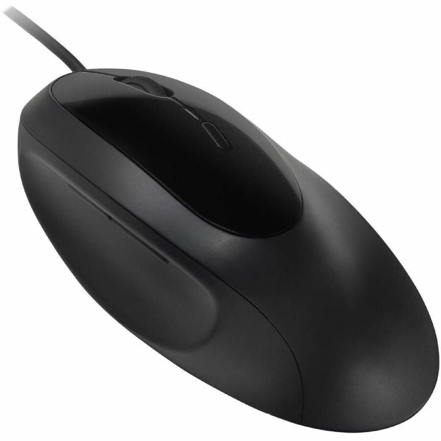 Kensington Pro Fit Ergo Wired Mouse - Black 75403