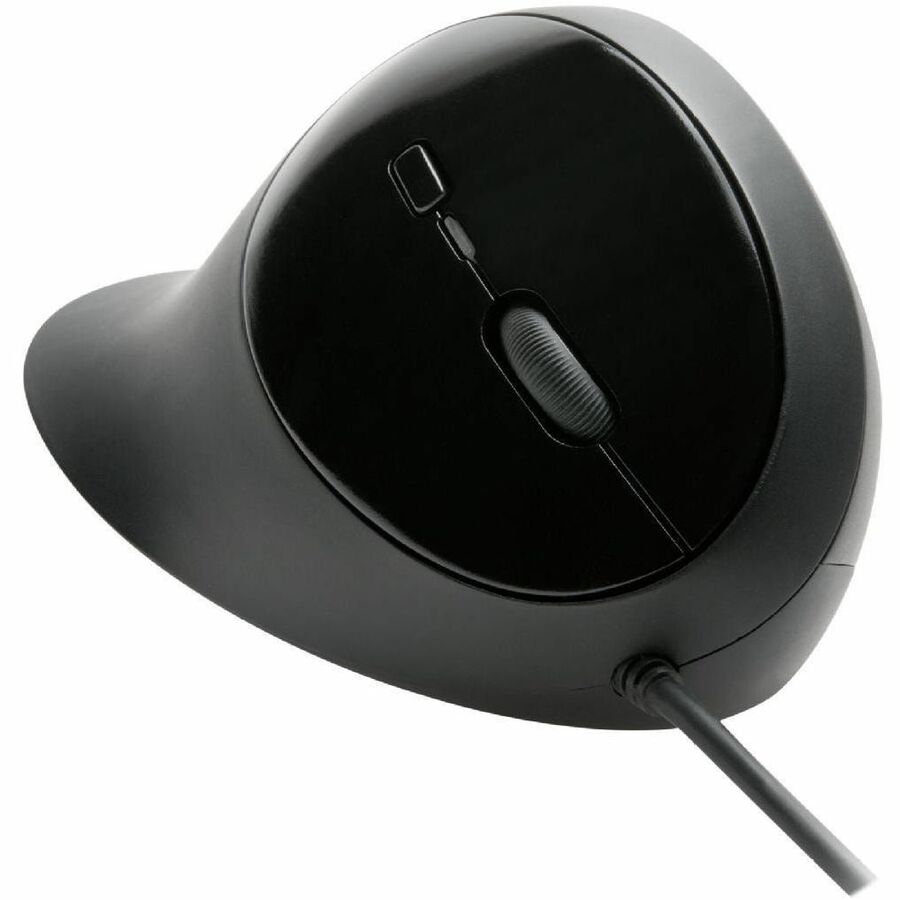Kensington Pro Fit Ergo Wired Mouse - Black 75403