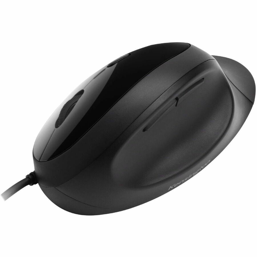 Kensington Pro Fit Ergo Wired Mouse - Black 75403