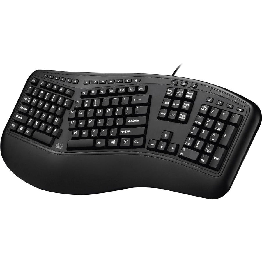 Adesso Desktop Ergonomic Keyboard (TAA Compliant) AKB-150UB-TAA
