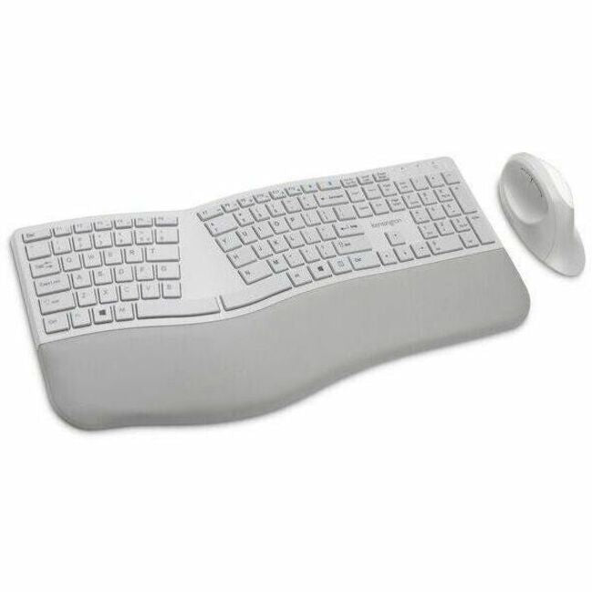 Kensington Pro Fit Ergo Wireless Keyboard and Mouse-Gray 75407