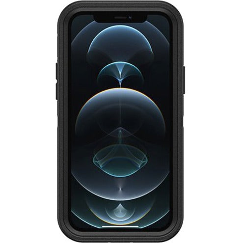 OtterBox Defender Rugged Carrying Case (Holster) Apple iPhone 12 Pro, iPhone 12 Smartphone - Black 77-65401