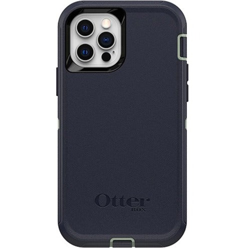 OtterBox Defender Rugged Carrying Case (Holster) Apple iPhone 12, iPhone 12 Pro Smartphone - Varsity Blue 77-65402