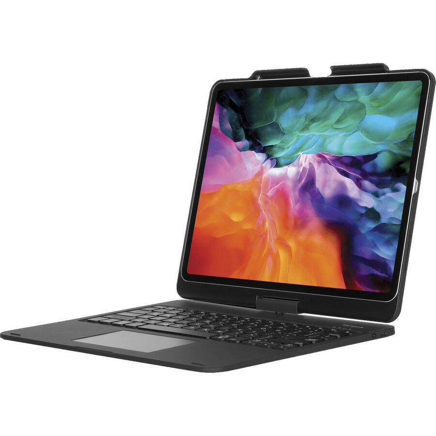 Targus VersaType THZ862US Keyboard/Cover Case for 12.9" Apple iPad Pro (4th Generation), iPad Pro (3rd Generation) Tablet - Black THZ862US