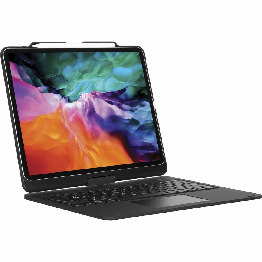 Targus VersaType THZ862US Keyboard/Cover Case for 12.9" Apple iPad Pro (4th Generation), iPad Pro (3rd Generation) Tablet - Black THZ862US