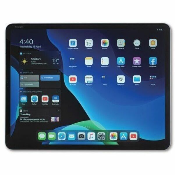 Kensington SA105 Privacy Screen for iPad Air 10.5" Black 50727