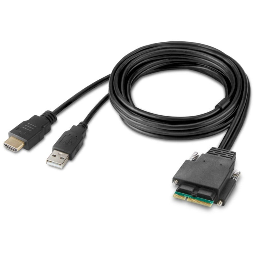 Belkin 4-Port Single Head HDMI Modular Secure KVM Switch PP4.0 W/ Remote F1DN104MOD-HH-4