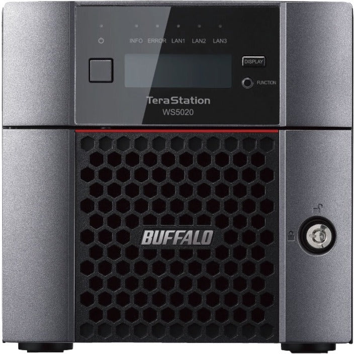 BUFFALO TeraStation WS5220 2-Bay Desktop Windows Server IoT 2019 NAS 8TB Hard Drives Included WS5220DN08S9